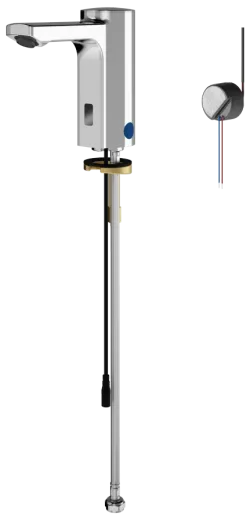 KWC PROFESSIONAL F5E Elektronik Standventil F5EV1003 DN 15 fr Waschanlagen, opto-elektronisch gesteuert mit Wandeinbau-Netzteil