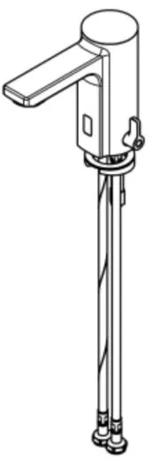 KWC PROFESSIONAL F5E-Mix Elektronik Standbatterie F5EM1001 DN 15 fr Waschanlagen, opto-elektronisch gesteuert mit Batteriebetrieb