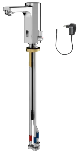 KWC PROFESSIONAL F5E-Mix Elektronik Standbatterie F5EM1006-ND DN 15 fr Waschanlagen, opto-elektronisch gesteuert mit Steckernetzteil Niederdruck