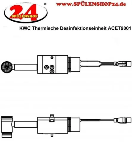 KWC PROFESSIONAL Thermische Desinfektionseinheit fr F5E-Therm Elektronik Thermostat Wandbatterie ACET9001