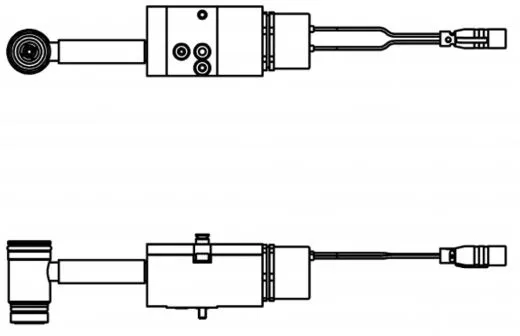 KWC PROFESSIONAL F5E-Therm Elektronik Wandbatterie F5ET1017 DN 15 zur Aufputzmontage Opto-elektronisch gesteuert mit Batteriebetrieb