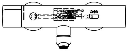 KWC PROFESSIONAL F5E-Therm Elektronik Wandbatterie F5ET1021 DN 15 zur Aufputzmontage Opto-elektronisch gesteuert