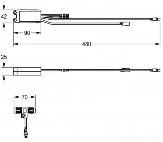 KWC PROFESSIONAL Elektronikmodul EM5 ID 02020 ACET1002 Zur Einbindung in das Wassermanagementsystem AQUA 3000 open