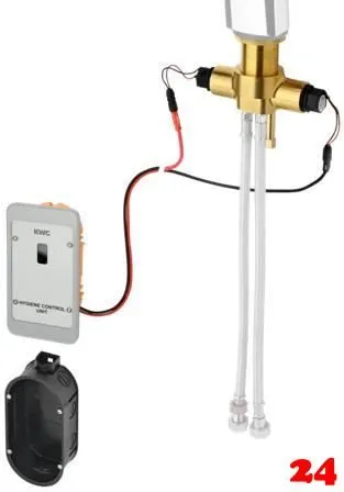 KWC PROFESSIONAL F5L Hygieneeinheit Wandeinbaumontage ACLX1007 für F5L Einhebel-Standbatterien it Ausladung 125mm KWC PROFESSIONAL F5L Hygieneeinheit Wandeinbaumontage ACLX1007 für F5L Einhebel-Standbatterien it Ausladung 125mm