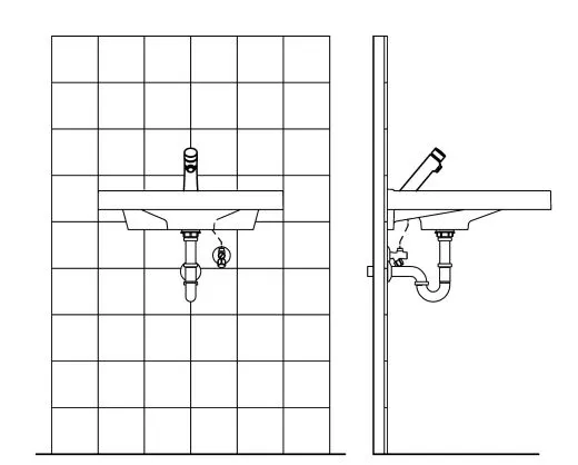 KWC PROFESSIONAL F3S Selbstschluss-Standventil F3SV1101 DN 15 fr Waschanlagen