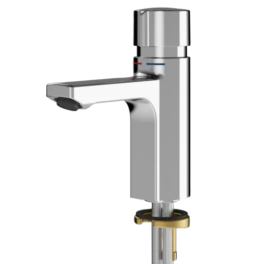 KWC PROFESSIONAL F5S-Mix Selbstschluss-Standbatterie F5SM1001 DN 15 als Eingriffmischer fr Waschanlagen FRAMIC INSIDE