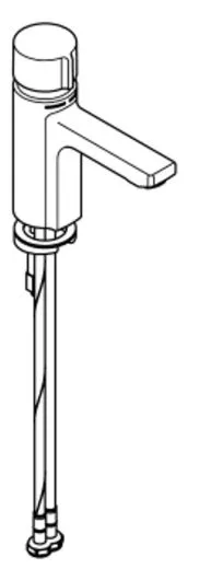KWC PROFESSIONAL F5S-Mix Selbstschluss-Standbatterie F5SM1001 DN 15 als Eingriffmischer fr Waschanlagen FRAMIC INSIDE