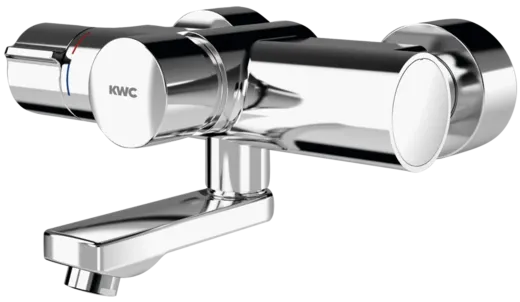 KWC PROFESSIONAL F5S-Therm Selbstschluss-Thermostat-Wandbatterie F5ST1002 DN 15 zur Aufputzmontage FRAMIC INSIDE Selbstschlusskartusche