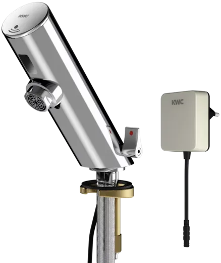 KWC PROFESSIONAL F3E-Mix Elektronik Standbatterie F3EM1002 DN 15 fr Waschanlagen, opto-elektronisch gesteuert mit Steckernetzteil