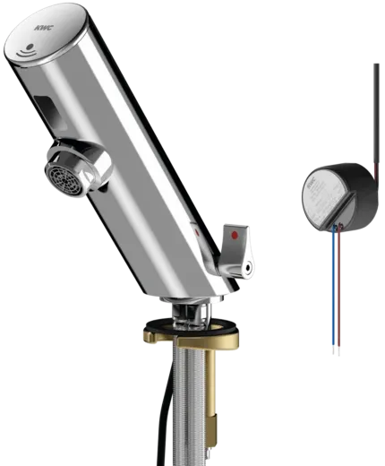KWC PROFESSIONAL F3E-Mix Elektronik Standbatterie F3EM1003 DN 15 fr Waschanlagen, opto-elektronisch gesteuert mit Wandeinbau-Netzteil