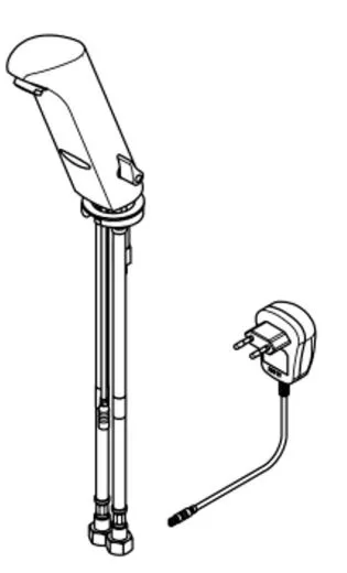 KWC PROFESSIONAL Protronic-S Elektronik Standbatterie PRTRS0009 DN 15 fr Waschanlagen, opto-elektronisch gesteuert mit Steckernetzteil