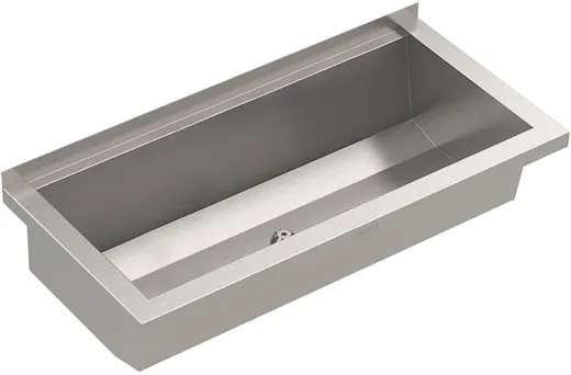 KWC PROFESSIONAL Planox Waschrinne-PL8 fugenlos verschweite Waschrinne fr Wandmontage Breite 800mm