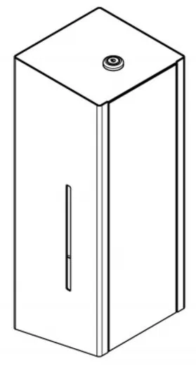 KWC PROFESSIONAL EXOS Elektronischer Seifenspender EXOS625X Aufputzmontage opto-elektronisch gesteuerte Sensorik