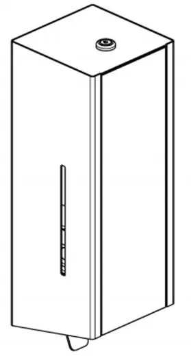 KWC PROFESSIONAL EXOS Schaumseifenspender EXOS616B Aufputzmontage manueller Betrieb ohne Nachfllmedien