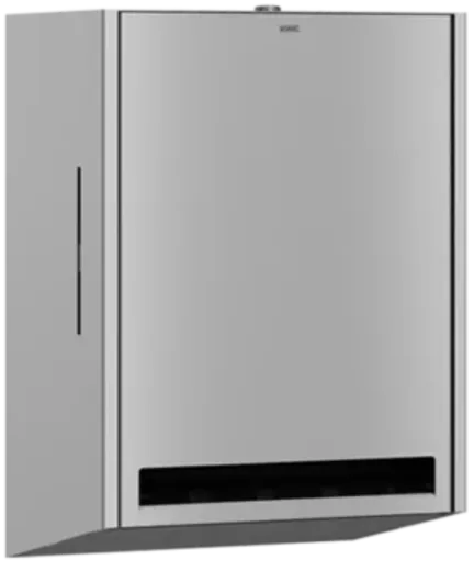 KWC PROFESSIONAL EXOS Papierhandtuchspender fr Papierrolle EXOS637X fr die Aufputzmontage manueller Betrieb