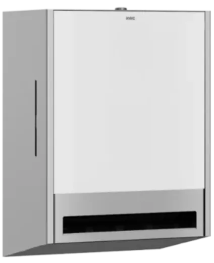 KWC PROFESSIONAL EXOS Papierhandtuchspender fr Papierrolle EXOS637W fr die Aufputzmontage manueller Betrieb