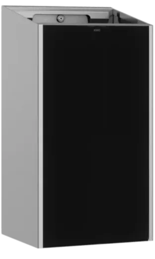 KWC PROFESSIONAL EXOS Abfallbehlter EXOS605B fr die Aufputzmontage Fassungsvermgen zirka 30 Liter