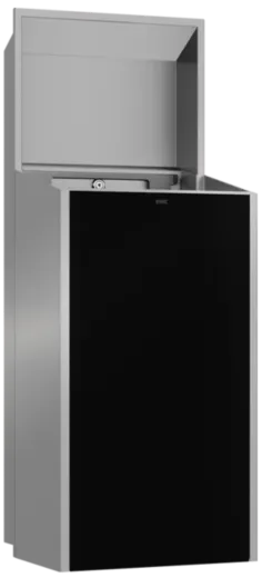 KWC PROFESSIONAL EXOS Abfallbehlter EXOS605EB fr die Unterputzmontage Fassungsvermgen zirka 30 Liter