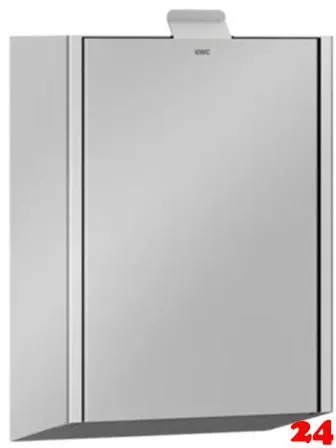 KWC PROFESSIONAL EXOS Hygieneabfallbehlter EXOS611X fr die Aufputzmontage ohne Nachfllmedien