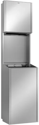 KWC PROFESSIONAL EXOS Papierhandtuchspender und Abfallbehlter Kombination EXOS602EX fr Unterputzmontage