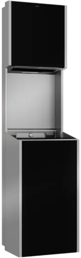 KWC PROFESSIONAL EXOS Papierhandtuchspender und Abfallbehlter Kombination EXOS602EB fr die Unterputzmontage