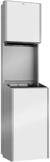 KWC PROFESSIONAL EXOS Papierhandtuchspender und Abfallbehlter Kombination EXOS602EW fr die Unterputzmontage