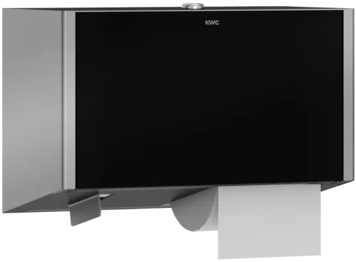 KWC PROFESSIONAL EXOS WC-Doppelrollenhalter EXOS676B mit Spindelsystem fr Aufputzmontage