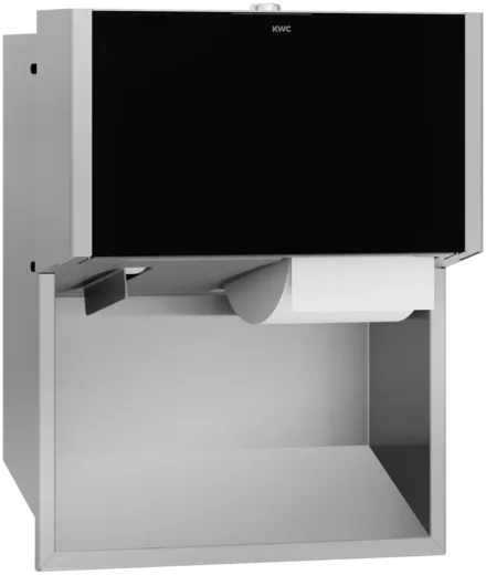 KWC PROFESSIONAL EXOS WC-Doppelrollenhalter EXOS676EB mit Spindelsystem fr die Unterputzmontage