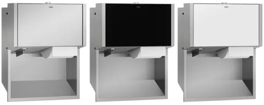 KWC PROFESSIONAL EXOS WC-Doppelrollenhalter EXOS676EB mit Spindelsystem fr die Unterputzmontage