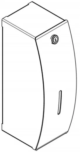 ✅ KWC PROFESSIONAL Stratos Seifenspender STRX618 Aufputzmontage manueller Betrieb ohne Nachfllmedien