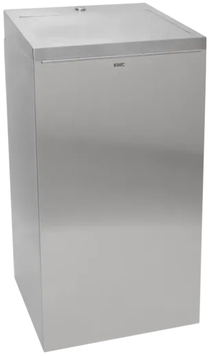 KWC PROFESSIONAL Rodan Abfallbehlter RODX605SL fr die Aufputzmontage Fassungsvermgen ca. 30 Liter