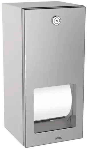 KWC PROFESSIONAL Rodan WC-Doppelrollenhalter RODX672 mit Spindelsystem fr die Aufputzmontage