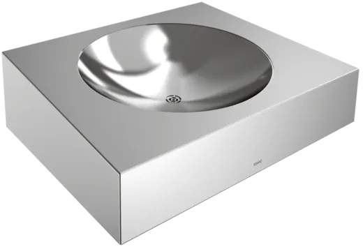 KWC PROFESSIONAL Heavy Duty Einzelwaschtisch HDTX455 fr Wandmontage fugenlos eingeschweites Rundbecken