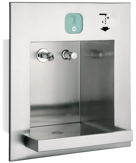 KWC PROFESSIONAL Heavy Duty Waschplatzeinheit ALL-IN-ONE ALIO330 (Wasser, Seife) zum Wandeinbau