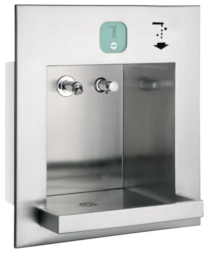 KWC PROFESSIONAL Heavy Duty Waschplatzeinheit ALL-IN-ONE ALIO320 (Wasser, Seife, Luft) zum Wandeinbau