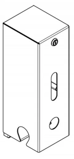 KWC PROFESSIONAL Heavy Duty WC-Rollenhalter HDTX674 fr die Aufputzmontage Vandalismus hemmende Ausfhrung