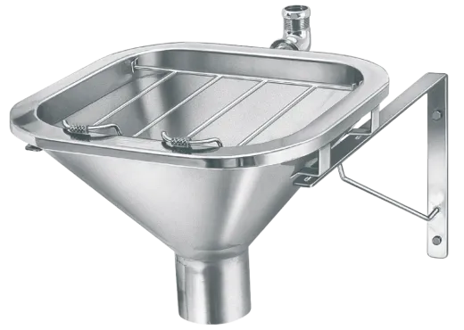 KWC PROFESSIONAL Sirius Fkalausguss SIRX370 fugenlos eingeschweites Becken fr medizinischen Bereich