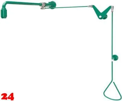 KWC PROFESSIONAL Erste Hilfe Notdusche / Krperdusche FAID0003 mit Wasserfhrung aus der Decke oder Seitlich