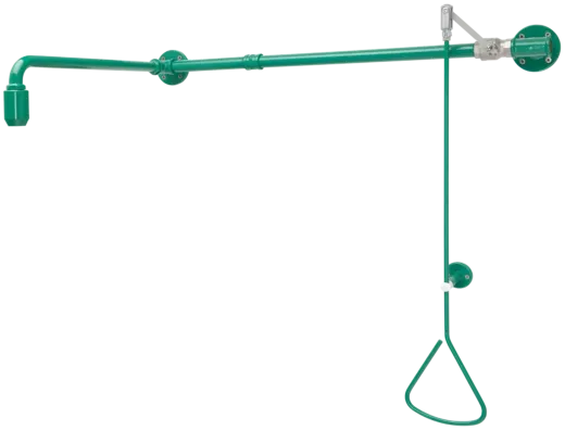 KWC PROFESSIONAL Erste Hilfe Notdusche / Krperdusche FAID0005 mit Wasserfhrung seitlich fr Aufputzmontage