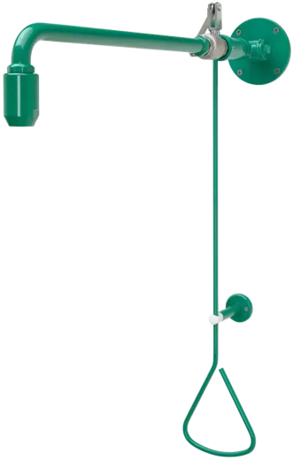 KWC PROFESSIONAL Erste Hilfe Notdusche / Krperdusche FAID0007 mit Wasserfhrung aus der Wand fr Aufputzmontage