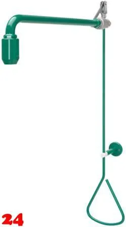 KWC PROFESSIONAL Erste Hilfe Notdusche / Krperdusche FAID0008 zum Anschluss an Rohrstutzen fr Aufputzmontage