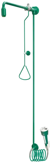 KWC PROFESSIONAL Erste Hilfe Notduschkombination FAID0010 mit Wasserfhrung aus der Decke fr Aufputzmontage