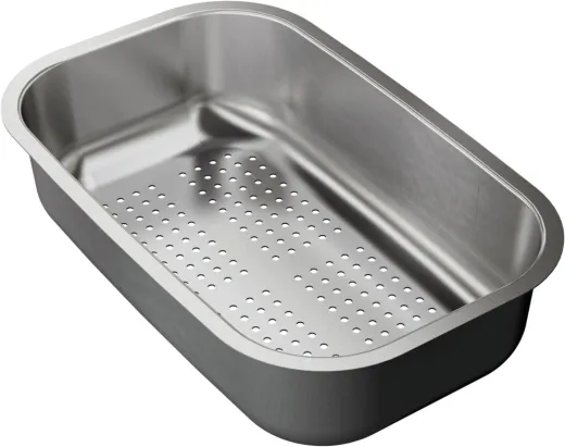 FRANKE Kchensple Spark SKX 651 Einbausple / Edelstahlsple mit Einbaurand und Siebkorb als Drehknopfventil