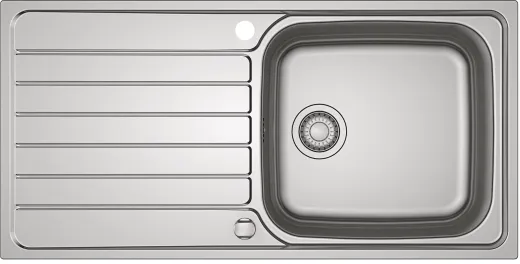 ✅ FRANKE Kchensple Spark SKX 611-100 Einbausple / Edelstahlsple mit Einbaurand und Siebkorb als Drehknopfventil