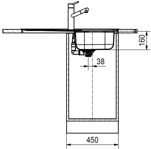 FRANKE Kchensple Spark SKX 611 Einbausple / Edelstahlsple mit Einbaurand und Siebkorb als Drehknopfventil