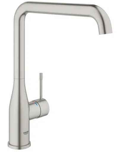 ✅ GROHE K�chenarmatur Essence Einhebelmischer Supersteel mit Festauslauf (30505DC0)