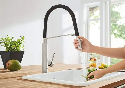 ✅ GROHE Kchenarmatur Concetto Einhebelmischer Chrom mit Pendelbrause und Brausefunktion (31491000)