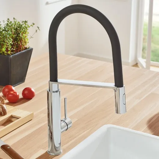 ✅ GROHE Kchenarmatur Concetto Einhebelmischer Chrom mit Pendelbrause und Brausefunktion (31491000)