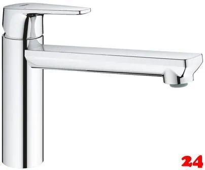 ✅ GROHE Kchenarmatur BauEdge Einhebelmischer Chrom mit Festauslauf (31693000)