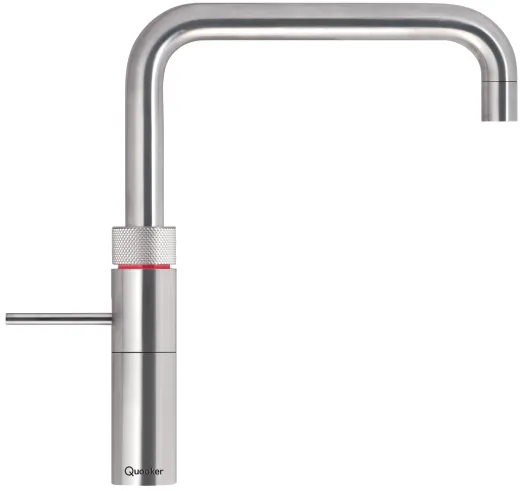 ✅ QUOOKER FUSION Square Edelstahl VAQ PRO3 mit CUBE 2 *Der Wasserhahn, der alles kann! (PRO3FNSSSTCUBE)